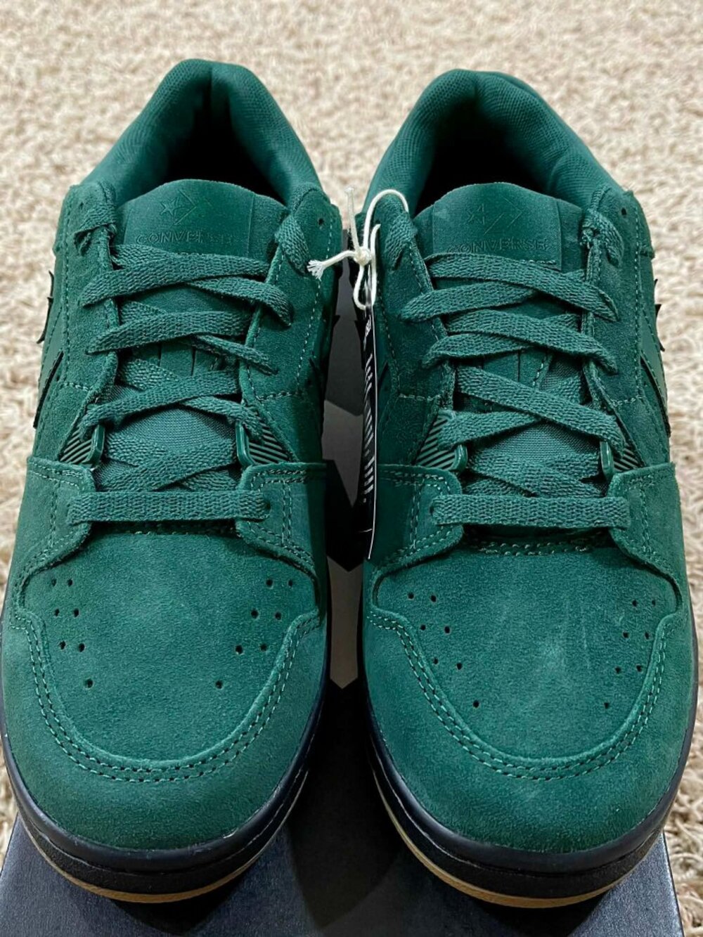 Converse Men's CL98 Suede Low Top Sneakers Shoes Green, Size 10 (New) - Picture 8 of 16